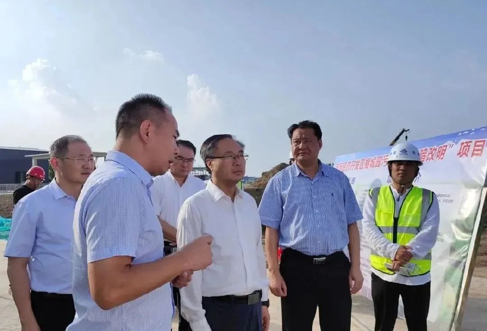 省領導來我司監理的項目上考察調研！